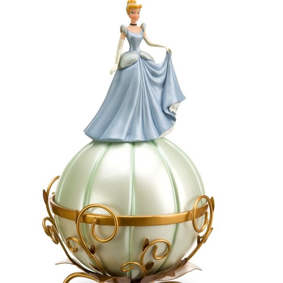 Disney Cinderella Pumpkin Carriage Jewelry Box Trinket - Picture 2 of 11